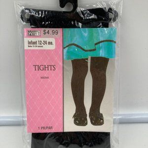 Suit Yourself BLACK TIGHTS Infant Size 12 - 24 Months